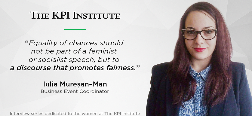 Women of The KPI Institute: Iulia Mureșan-Man, Business Event Coordinator