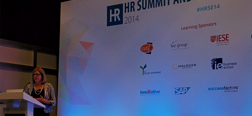 On brain science and gamification with Christine Tutssel at HR Summit and Expo 2014