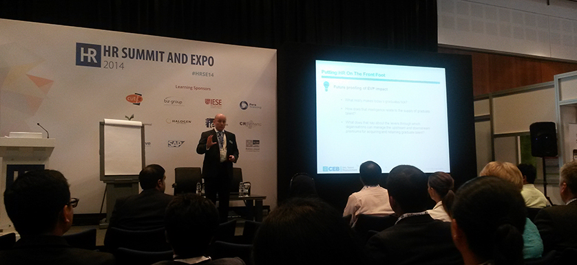 About graduate recruitment with David Edwards at HR Summit and Expo 2014