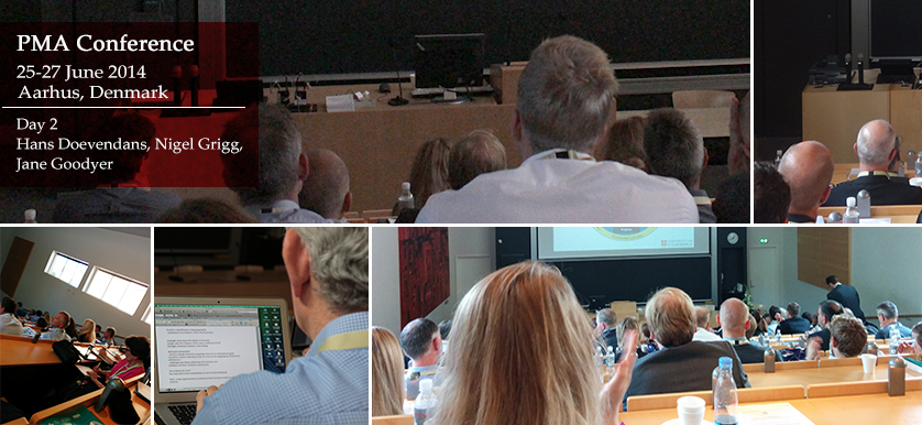 Hans Doevendans, Nigel Grigg, Jane Goodyer at the PMA 2014 Conference