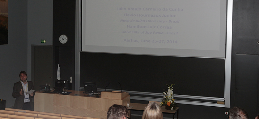 About chronology in performance measurement research with Julio Araujo Carneiro da Cunha, Flavio Hourneaux Junior, Hamilton Luiz Correa at the PMA 2014 Conference