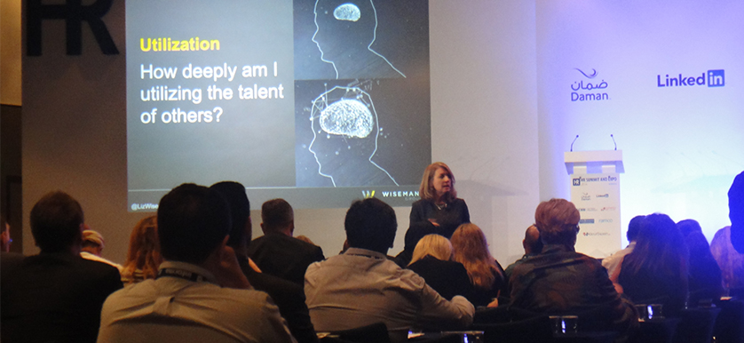 On engaging talent with Liz Wiseman at the HR Summit and Expo 2014