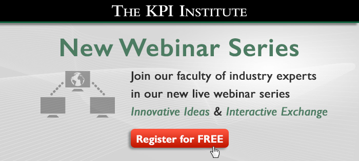 The KPI Institute launches a New Webinar Series